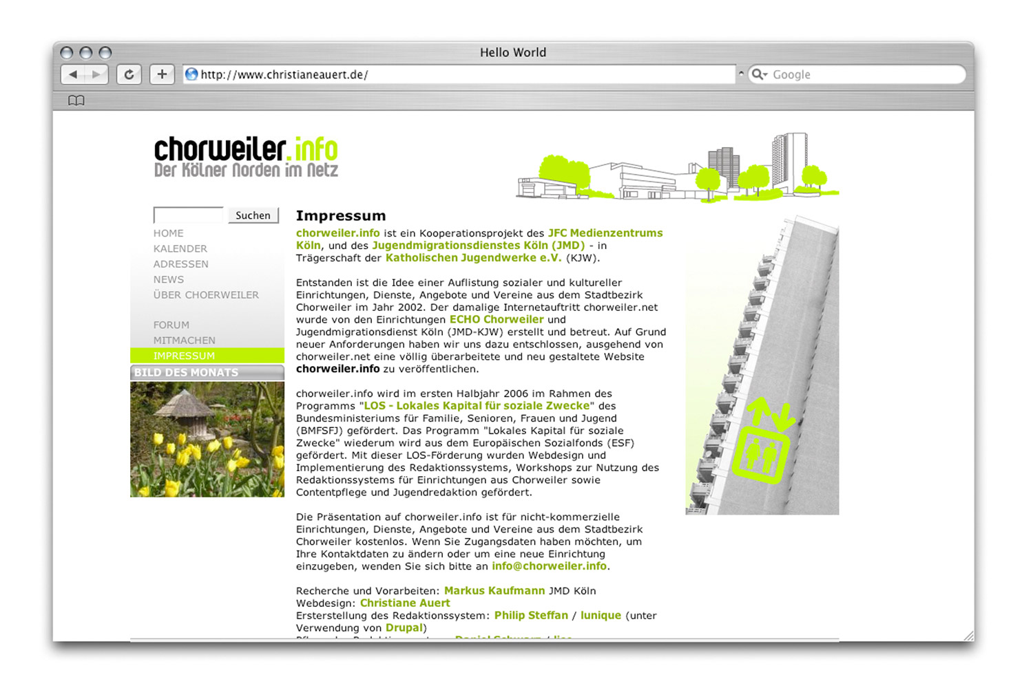 Webdesign, Erscheinungsbild. Website, Portal, Sozialräume, Logo